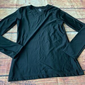BCG Girls T-Shirt V-Neck Long Sleeve Casual Athletic Sz M 8/10